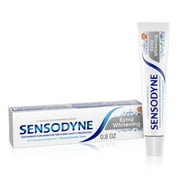 Sensodyne Extra Whitening Toothpaste for Sensitive Teeth, Cavity Prevention and Sensitive Teeth Whitening - 0.8 Ounces