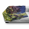 thumbnail image 3 of Seahorse Soft Flannel Fleece Throw Blanket, Close up Photo of Underwater Animal and Tropical Sea Kelp Ocean Life Fauna, Cozy Plush for Indoor and Outdoor Use, 50" x 60", Multicolor, by Ambesonne, 3 of 6