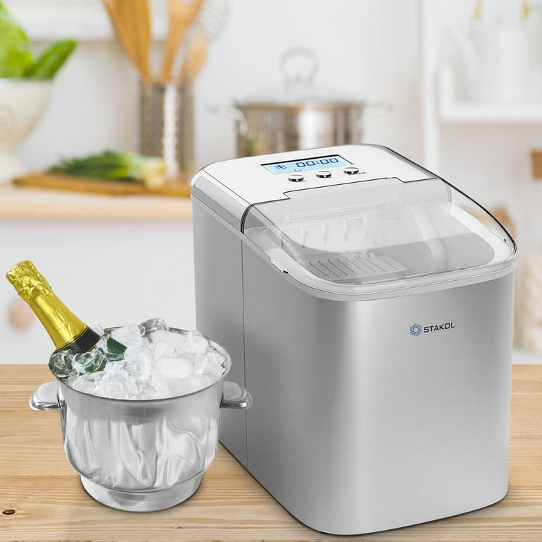 STAINLESS PORTABLE ICE MAKER
