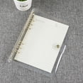 thumbnail image 4 of Binder Notebook Shell Binder Cover Scrapbook PVC Cover Refillable Planner Binder Cover A6, 4 of 8