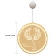 thumbnail image 4 of Inteprter Lámpara colgante 3D, decoración navideña para el hogar, lámpara LED de cadena, diseño único de vacaciones, ventana, luz de Navidad para Iluminación navideña Alce Inteprter HA001724-06B, 4 of 6
