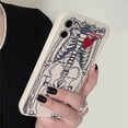 thumbnail image 2 of Funda de teléfono a la moda para iphone 14 13 11 pro max 12 mini xs max x xr 7 8 6s plus se 2020 funda trasera de silicona a prueba de golpes estilo lindo Tan Jianjun unisex, 2 of 2