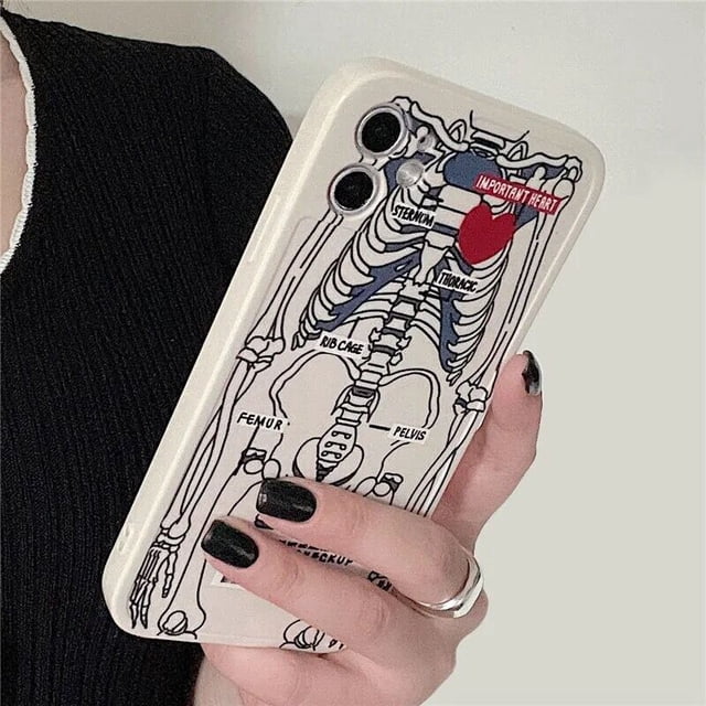 Funda de teléfono a la moda para iphone 14 13 11 pro max 12 mini xs max x xr 7 8 6s plus se 2020 funda trasera de silicona a prueba de golpes estilo lindo Tan Jianjun unisex