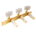 thumbnail image 4 of Musiclily Pro 3x3 Lyra Classical Guitar Tuners Tuning Machines Heads Pegs Keys, Gold, 4 of 5