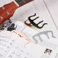thumbnail image 5 of Metal Music Book Clip and Page Holder for Sheet Music Stands, Piano Sheet Music Holders Rose Gold 3.7 x 2.1 Inch 2Pcs, 5 of 5