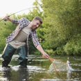 thumbnail image 7 of 56271.8cm Soft Mesh Trout Bass Fly Fishing Landing Net, 7 of 7