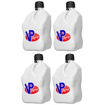 VP Racing 3522, White Square Motorsport Container - 5.5 Gallon 4 Pack