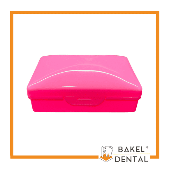 Jabonera de viaje portátil BakelDental Jabonera de viaje C124RS Rosa