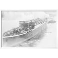 thumbnail image 2 of Launching of Britannic, Framed Art Print Wall Art Sold by ArtCom, 2 of 6