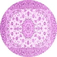 thumbnail image 1 of Ahgly Company Indoor Round Persian Pink Traditional Area Rugs, 3' Round, 1 of 4