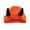 Orange, variant on AKEGAMN Devil Horns Knitted Beanie Hat for Men and Women, Red One Size