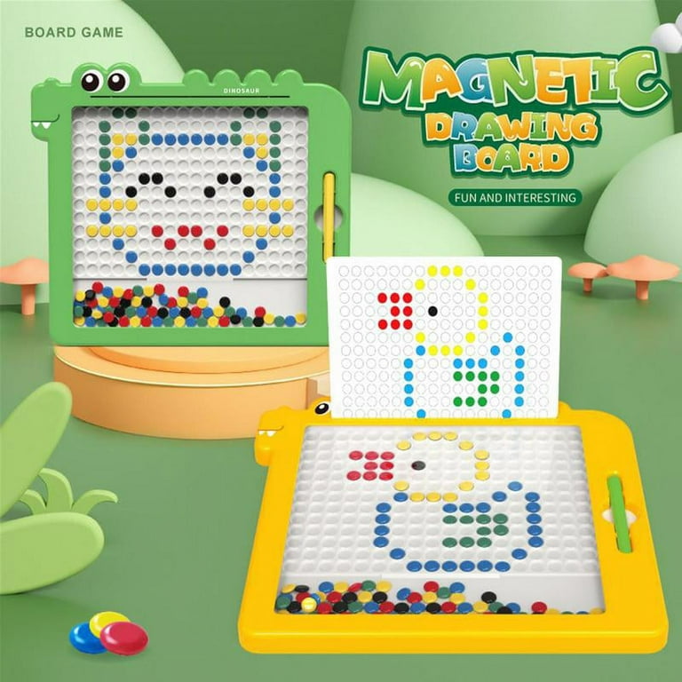 Large Magnetic Drawing Pad for Kids - Interesting Drawing Board Toddler  Toys, Magnetic Pen & Beads, Eco-Friendly ABS Material, Montessori  Educational Preschool Toy for 3+ Kids