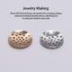 thumbnail image 2 of Base de Broche Minnieouse 50 Piezas Metal DIY Oro, 2 of 6
