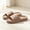 Khaki, variant on Unisex EVA Cloud Slide Slippers, Non Slip Soft Sole Open Toe Couple House Slippers for Indoor Bathroom