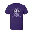 thumbnail image 2 of Wild Bobby, No. 1 Dad Genuine Legend Father's Day Men's Tee, Purple, XX-Large, 2 of 6