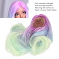 thumbnail image 4 of Ball Jointed Doll  Simulation Scalp Soft High Temperature Silk Doll Replacement Hair  For 15.5 To 17cm Head Circumference, 4 of 8