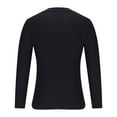 thumbnail image 5 of Feancey Mens Ribbed Knit Sweaters Casual Lapel Button Pullover Sweater Comfy Loose Solid Color Jumper Tops Lightweight Fashion Knitted Shirts Black XL, 5 of 6