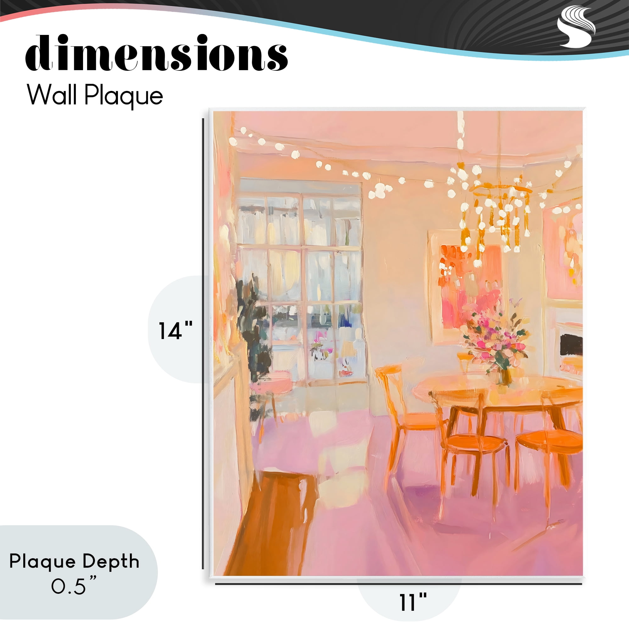 Stupell Industries Warm & Inviting Dining Room Wall Plaque Art, design by The Prints Vibe