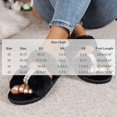 thumbnail image 3 of Wensltd Womens Memory Foam Winter Slippers Indoor Flat Home Slippers Open Toe House Shoes, 3 of 7