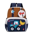thumbnail image 3 of ibiyuan School Backpacks Forklift Cartoon Print Lightweight Durable Travel School Bag for Ages 3rd 4th 5th 6th, Primary School, Outdoor Activities, Weekend Trip, 3 of 3