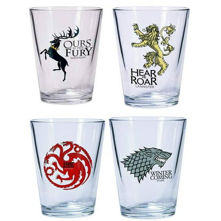 Game Of Thrones Shot Glass Set Of 4 - Walmart.com