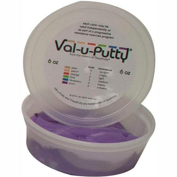 Fabrication B2176916 Val-U-Putty Exercise Putty - Plum - X-Firm - 6 oz