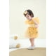 thumbnail image 3 of Body sin mangas con volantes y tul para niña, 3-6 m, amarillo, 3 of 6