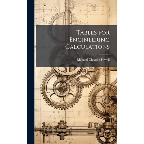 Tables for Engineering Calculations, (Hardcover)