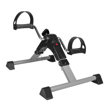 Mini Exercise Bike Folding Upper & Lower Body Cycle w/ LCD Display Peddling Cycle Foot Exercise Mini Bike