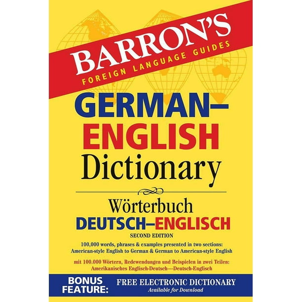 Barron's Bilingual Dictionaries GermanEnglish Dictionary (Edition 2