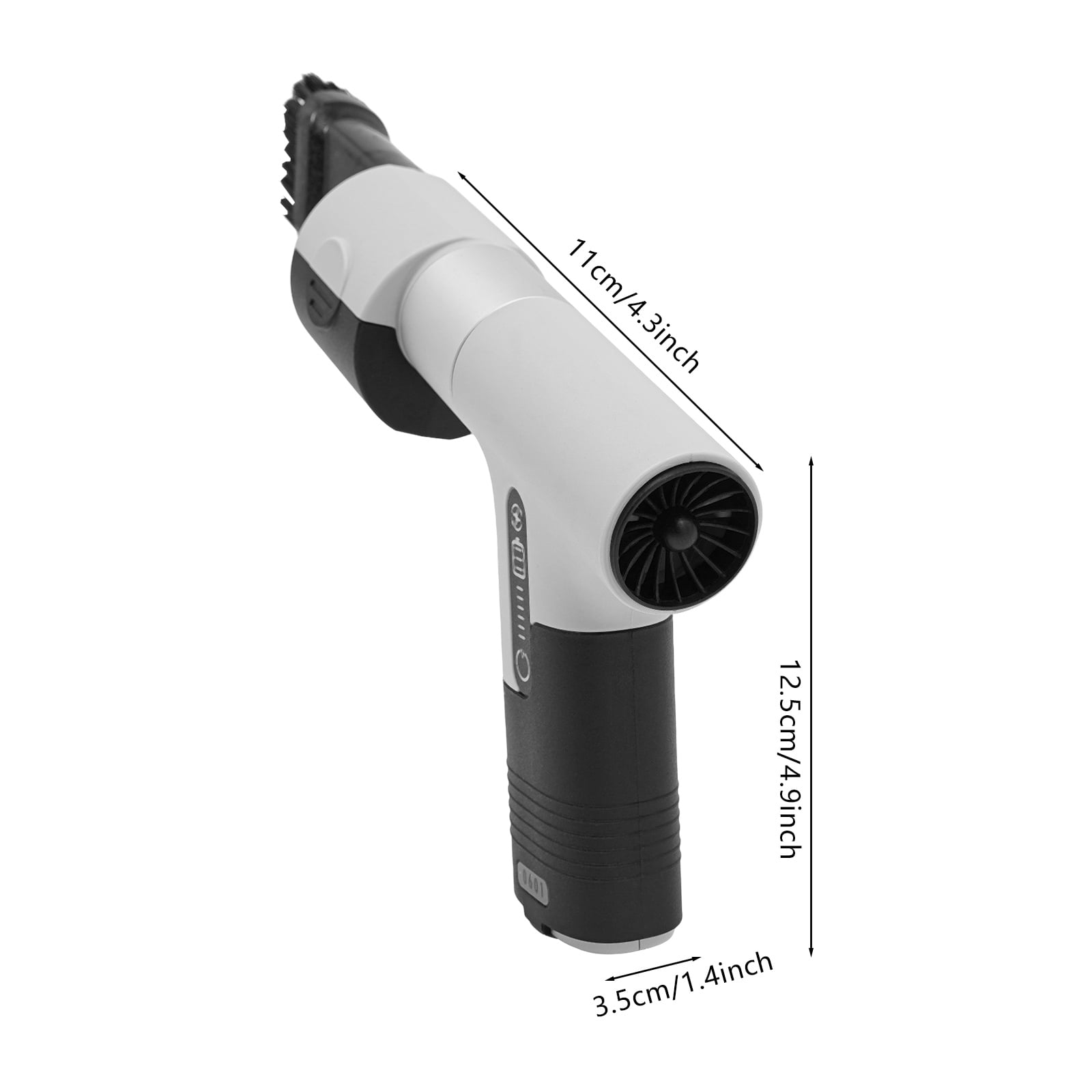 Electric Air Duster, 13000RPM Compressed Blower Fan Multi-Functional Tiny Electric Cleaner 3 Speeds Adjustable Rechargeable Air Blower for Keyboard PC Deep, Car, Home Cleaning (Grey)