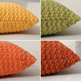 thumbnail image 6 of 4-Piece 20x20/18x18 Inch Neutral Corduroy Sofa Pillow Covers, Bohemian Decorative Square Pillowcases For Living Room And Bedroom, 6 of 7