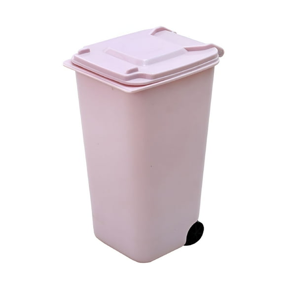 ACDANC 2026 New Mini Capacity Outdoor Trash Can with Wheels and Secure Lid Durable and Weather-Resistant,Ideal for Home Use for Backyard,Patio,Garden,Porch