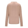 thumbnail image 5 of Thermal Base Layer Tops for Womens 2026 Long Sleeve Warm Fleece Lined Undershirt Soft Crew Neck Pullover Shirts, 5 of 9