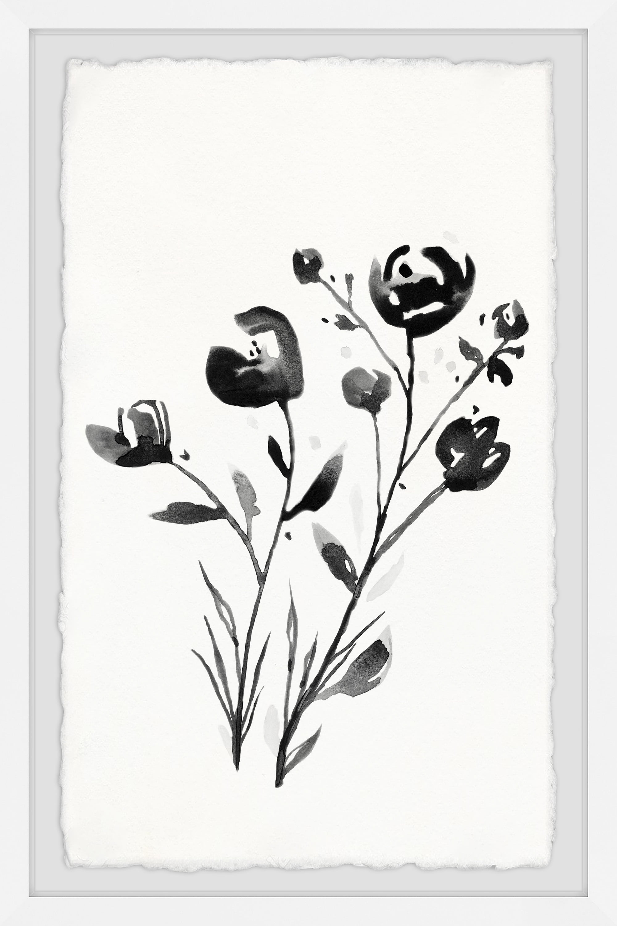 Winter Flowers II Framed Painting Print