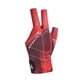 thumbnail image 4 of Guante de billar Zulema antideslizante 3 dedos Negro Rojo, 4 of 8