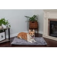 thumbnail image 5 of Furhaven Cama para Gatos Pequeña ThermaNAP Almohadilla Acolchada de Piel Sintética Autocalentable, Lavable - Gris, Pequeña, 5 of 5