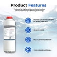 thumbnail image 6 of Water Filter Replacement Compatible With Elkay 51600C EWF6000 Bottle Filling Stations, 6000 Gallons/12 Months (No Chip - 1 Pack), 6 of 7