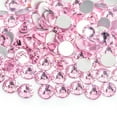 thumbnail image 3 of Light PinkRose Glass 3D Nail Art Rhinestones ss3 ss4 ss5 ss6 ss8 ss10 ss12 ss16 ss20 ss30 Crystal Nails Non HotFix Decorations, 3 of 7