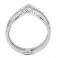 thumbnail image 2 of No Plating Stainless Steel Ring with AAA Grade CZ in Clear for Women Style DA308, 2 of 4