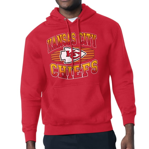 Men's Starter Red Kansas City Chiefs Team Grit Graphic Hoodie