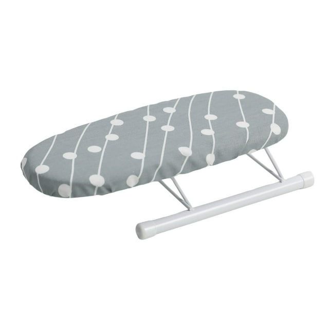 simhoa Mini Iron Board Portable Tabletop Ironing Board for Neckline Sleeves Collars Style B