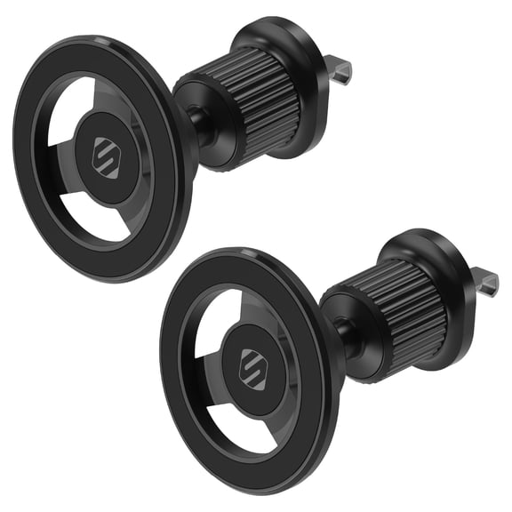Scosche MagicMount Strong Magnetic Car Phone Holder MagSafe Compatible Vent Mount 2 pk, SMSSVM-XC