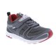 thumbnail image 2 of Zapatos TSUKIHOSHI Velocity Kids con cierre de correa gris/rojo 12.5, 2 of 7