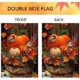 thumbnail image 4 of Fall Garden Flags for Outside 12x18 Double Sided Burlap, Holiday Thanksgiving Garden Flag Fall Decorations for Home Outside Porch, Small Decorative Fall Flags Yard Decorations for Fall Outdoor Decor, 4 of 6