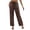 Coffee, variant on Sequin Wide Leg Pants For Women, Elastic Waist Drawstring Party Trouser, Ladies Fall Sparkle Night Out Casual Pant, Size S-XXL