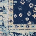 thumbnail image 7 of Serene Persian Traditional Navy/Ivory 2'3" x 7'3" Area Rug, (2' x 7'), 7 of 7