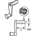 thumbnail image 4 of Prime-Line Products R 7007 Poignée de Fenêtre avec Tige de 1 Pouce et Bouton Pivotant, Moulé sous Pression, (Lot de 2), 4 of 4