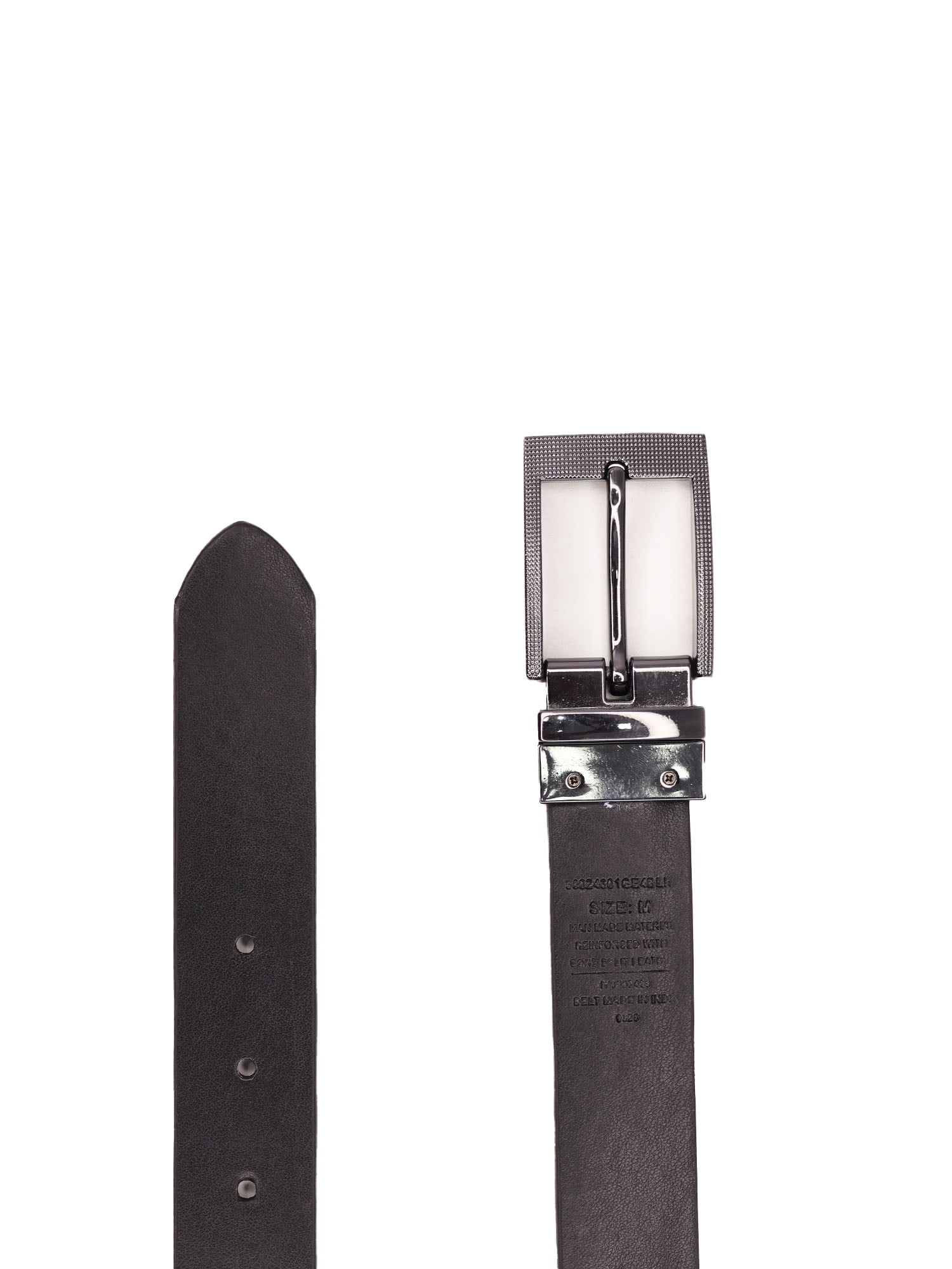 George Men's 32MM Carbon Fiber Belt, Black, Medium