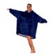 thumbnail image 1 of Manta con Capucha de Polar para Adultos Unisex (Marino), 1 of 4